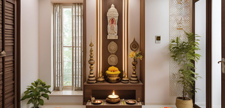 Best Pooja Room Interior Designs in Hyderabad