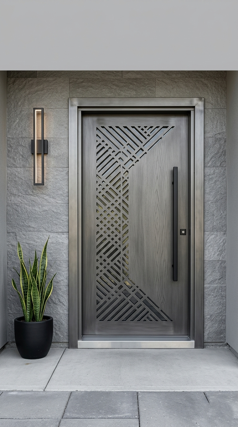 Steel Designer Metal Door